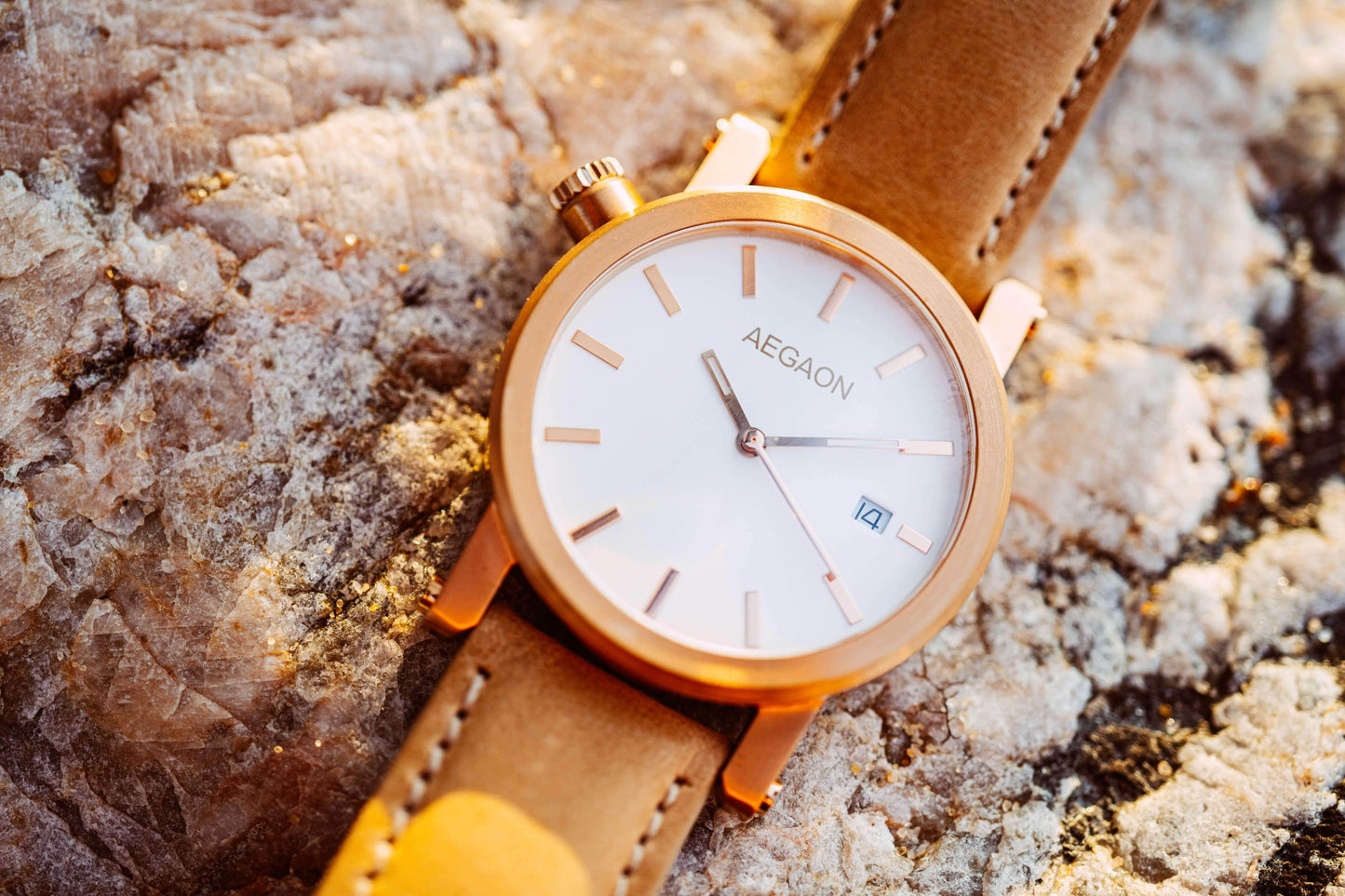 "Tabula Rasa 38" Rose Gold B