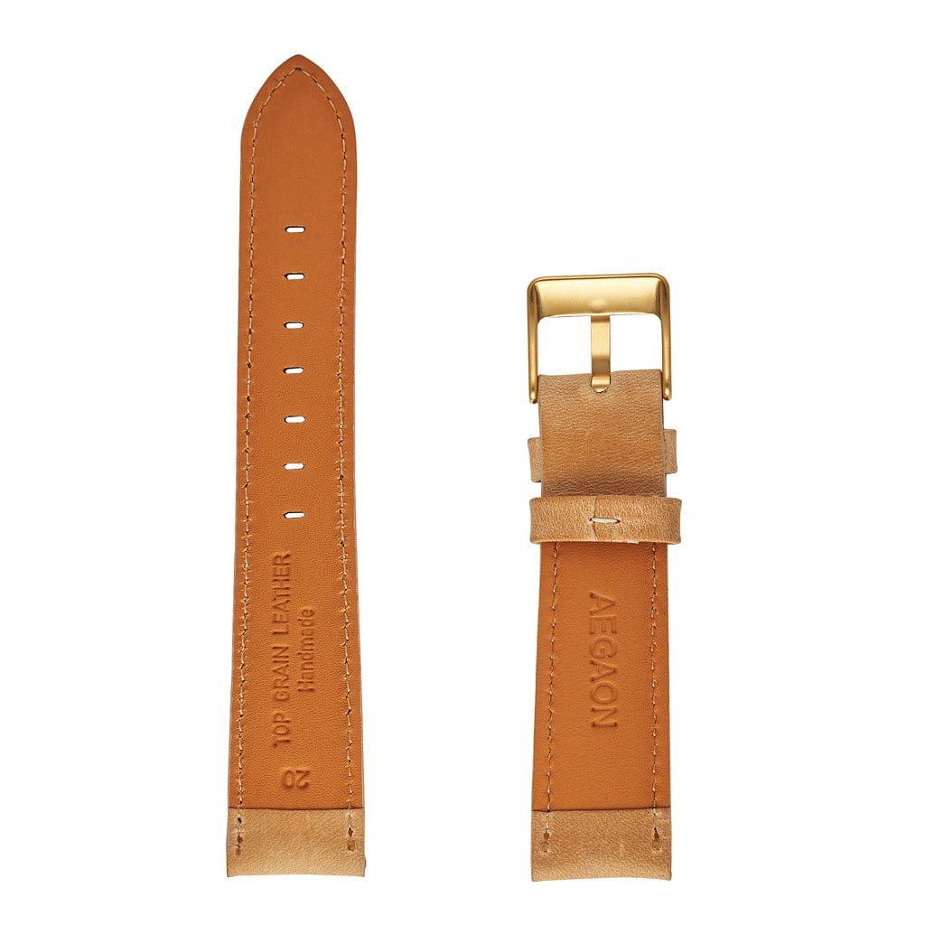 BEIGE LEATHER 20mm