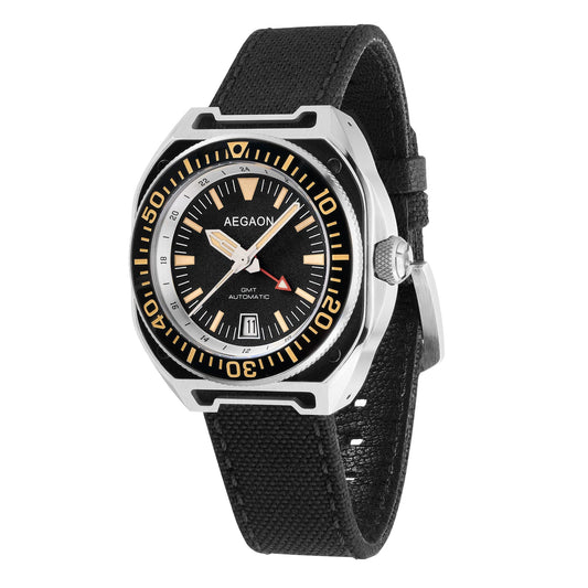 "TEMPTATION III" GMT Automatic Dive Watch (Trio)