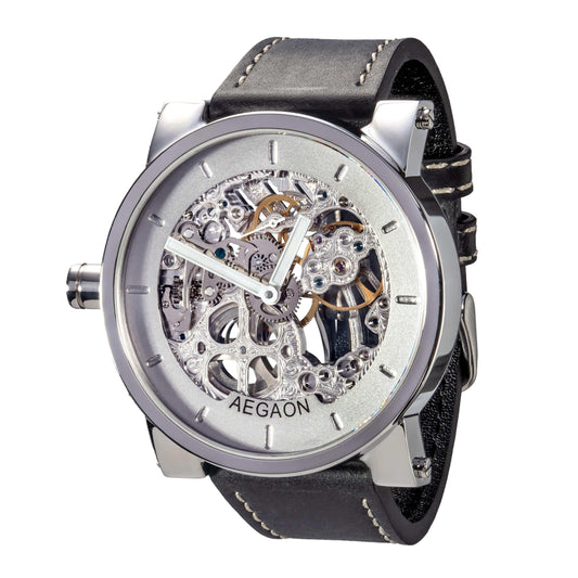 AEGAON Peacemaker 53, skeleton watch, oversized.