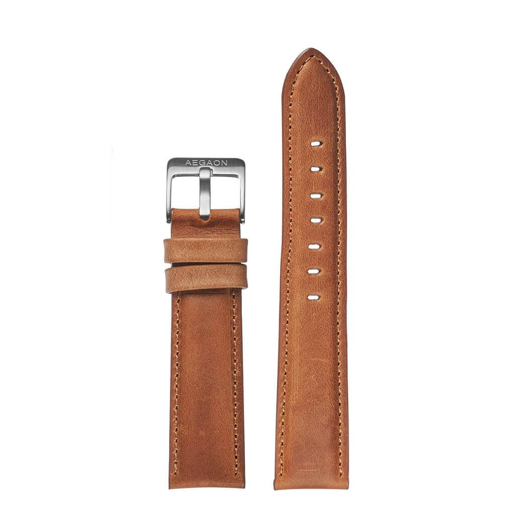 BROWN LEATHER 20mm